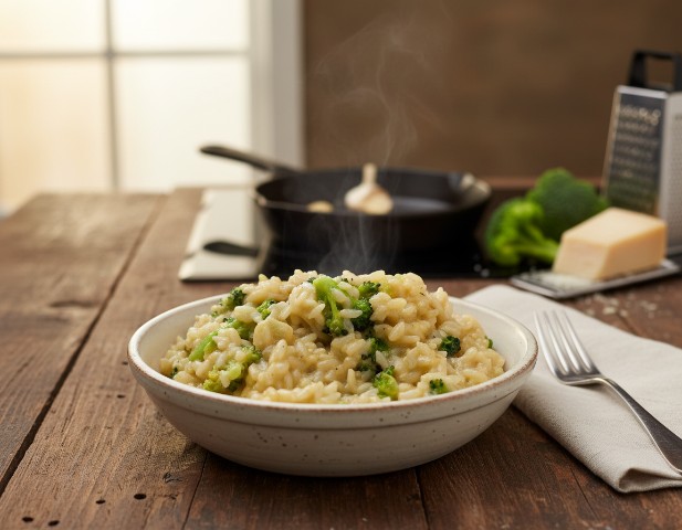Arroz de Brócolis Cremoso