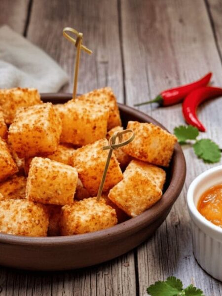 Dadinhos de Tapioca com Geleia de Pimenta