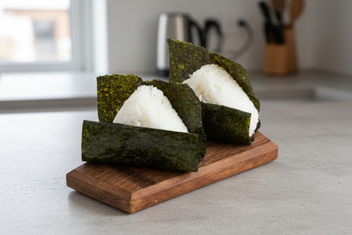Onigiri de Salmão Grelhado