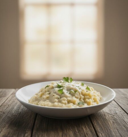 Receita Deliciosa de Risotto de Cogumelos - Cremoso e Saboroso